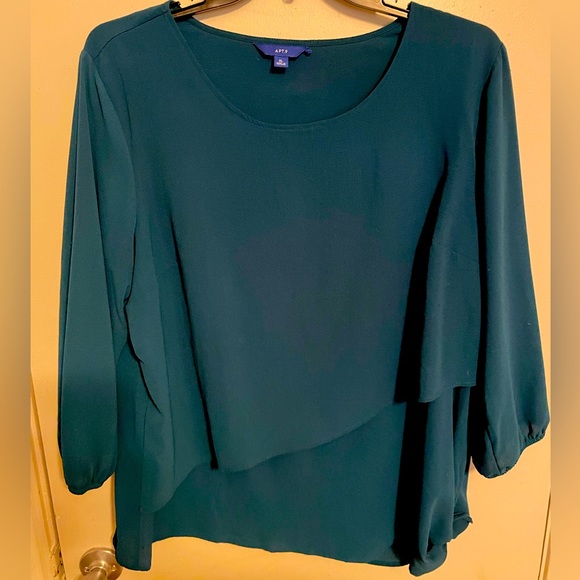 Apt 9 Long-sleeve Blouse - Picture 1 of 2
